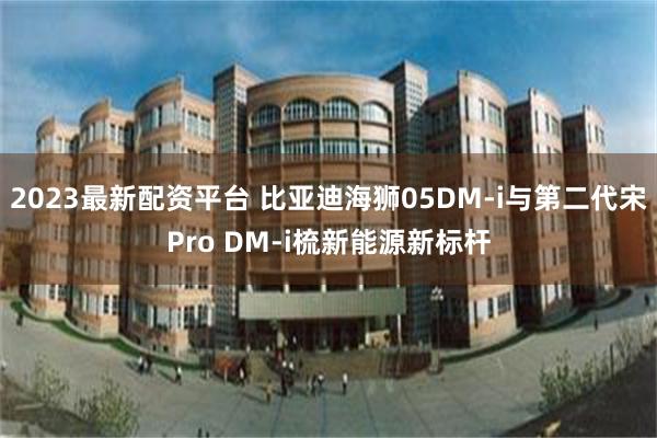 2023最新配资平台 比亚迪海狮05DM-i与第二代宋Pro DM-i梳新能源新标杆