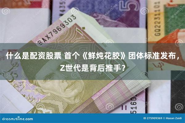 什么是配资股票 首个《鲜炖花胶》团体标准发布，Z世代是背后推手？
