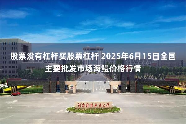 股票没有杠杆买股票杠杆 2025年6月15日全国主要批发市场海鳗价格行情